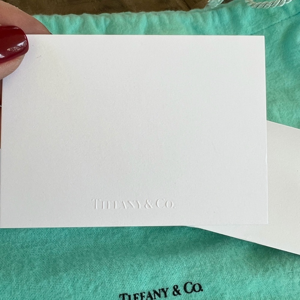 10 pc Authentic Tiffany & Co. gift card set - Picture 2 of 7